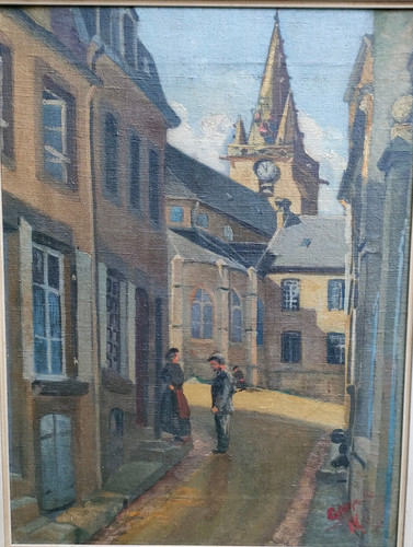 Tableau salon ecole - salon, l