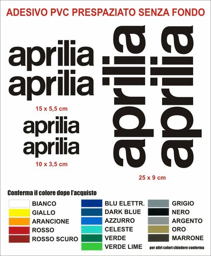 Adesivi aprilia stickers kit - adesivi,