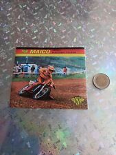 ADESIVO VINTAGE MOTO CROSS MAICO 1981 DOLCE PORTELLI RACING TEAM 500 CC