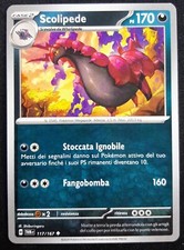 SCOLIPEDE 117/167  in Italiano POKEMON Crepuscolo Mascherato