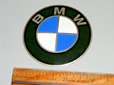 Vtg  BMW Enamel Metal Emblem
