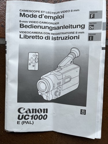 Canon 1000 istruzioni - 1000,