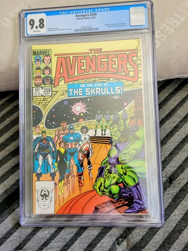 Avengers 259 cgc 8 white - avengers, 9.8