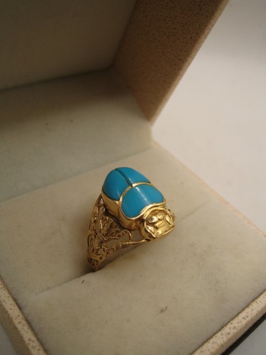 Anello antico oro 875 - , 21