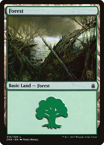 Forest nonfoil commander - forest,