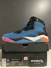 NUOVO Jordan Spike Forty foto blu 819952-029 TAGLIA 11M ORIGINALE TUTTO AG25-302