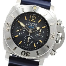 Orologio Uomo Automatico PANERAI Submersible Chrono 1000 PAM00187 Quadrante Nero_916769
