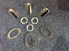 KIT MONTAGGIO LUNETTA CROMATA TERGICRISTALLO JAGUAR E-TYPE '61-'75 x 3 (GAC1021)