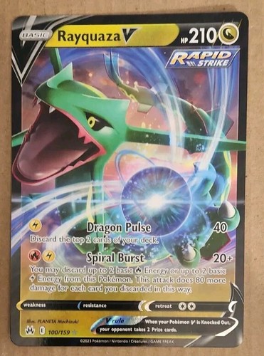 Pokemon rayquaza 100 - rayquaza, v
