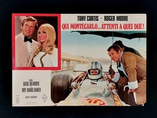 QUI MONTECARLO ATTENTI A QUEI DUE! fotobusta poster Tony Curtis Roger Moore AT23