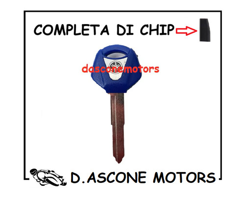 Chiave blu accensione vergine - chiave,