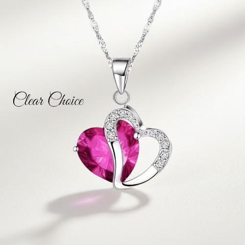Collana donna doppio - , cuore