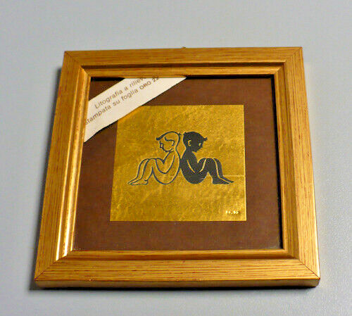 Vintage litografia segno - vintage, /litografia