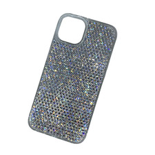 Custodia telefono Bling Honeycomb Design fatta a mano con cristalli Swarovski trasparenti 