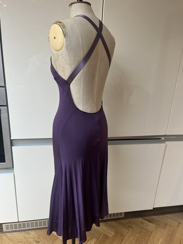 Roberto cavalli abito viola - cavalli,