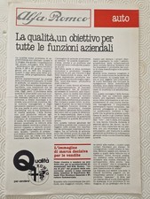ALFA ROMEO NOTIZIARIO AUTO 1981