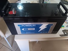 2 batterie al gel 200AH 12,8v per impianto fotovoltaico come nuove solo ritiro