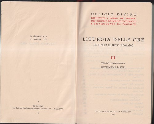 Liturgia delle ore vol iii - liturgia,