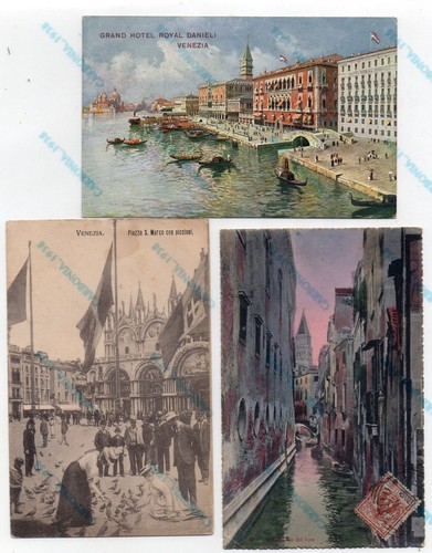 Venezia cartoline lotto - venezia,