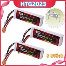 3 pezzi batteria LiPo 11,1 V 3000 mAh con connettore XT60 per DJI Phantom FC40/F450/F550