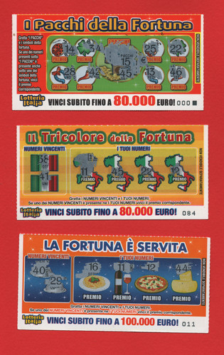 Gratta vinci biglietti - gratta, e