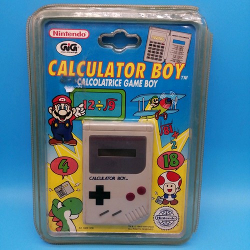 Calculator boy nintendo game - calculator,