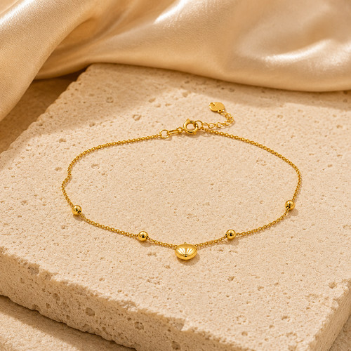 Bracciale catena perline - catena,