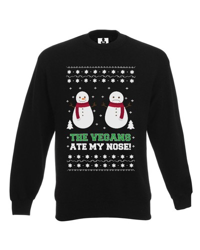 Felpa natale the vegans - felpa, ate