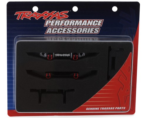 Traxxas bumper alluminio nero - bumper,