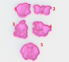 Dumbo set 5 pezzi cookie cutter formina tagliabiscotti  PDZ