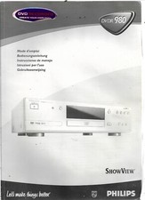 Philips DVDR 980 F D E I NL