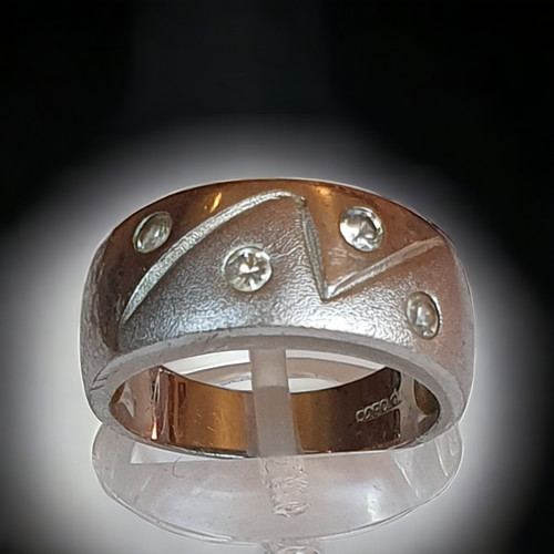 Argento bellissimo anello - *,