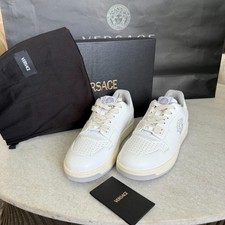 Versace Medusa White Leather
