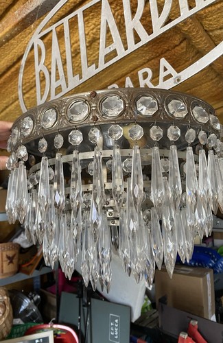 Lampadario vetro gocce - lampadario,