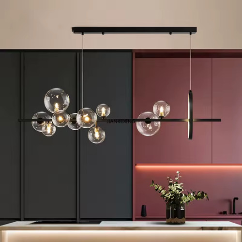 Lampadario sfere vetro a - lampadario,