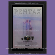 Anni '80  * Pubblicità Originale "Pentax, Macchina Fotografica, the Freedom to B