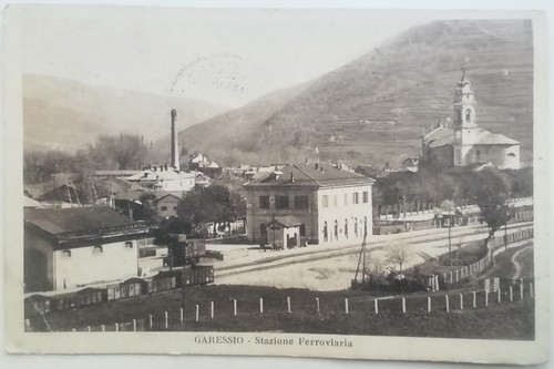 Cartolina garessio stazione - cartolina,