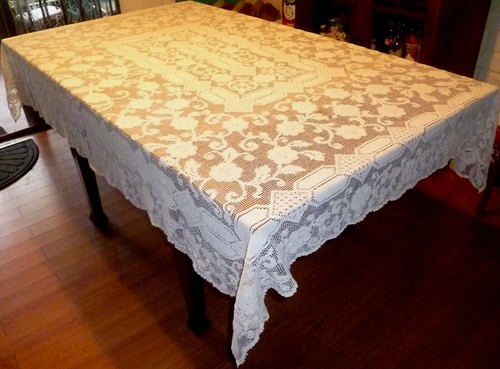 Tovaglia antica 74x58 point - tovaglia,