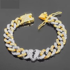 Bracciale cubano cuore