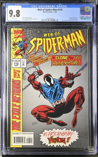 Web spider man 118 cgc - of, #118