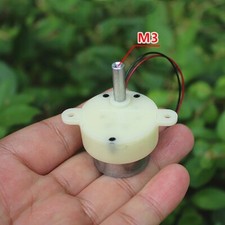 Motoriduttore 6-9V DC motore rallentatore modellismo giostra giradischi 2-5RPM