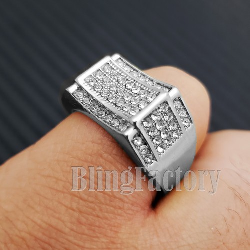 Anello uomo rapper ghiacciato - anello,