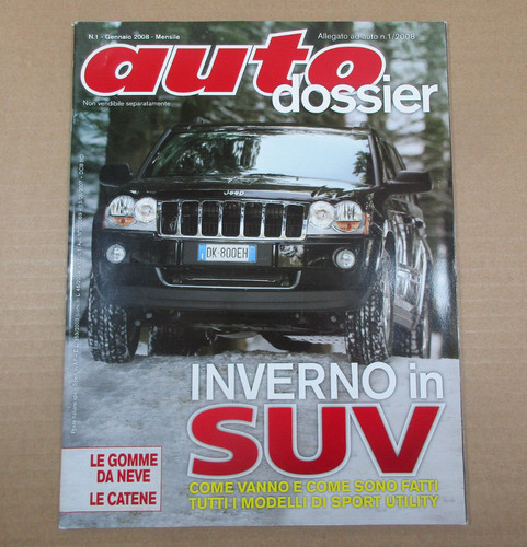 Rivista auto dossier gennaio - auto,