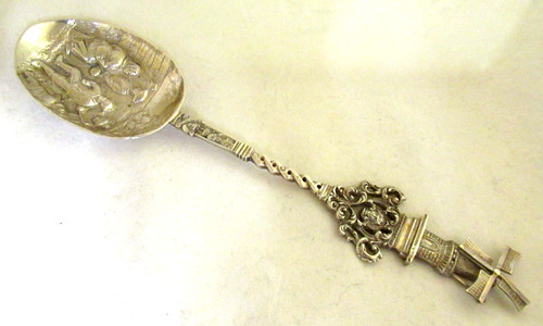 Argento massiccio cucchiaio - massiccio,