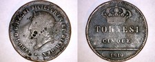 1819 Italian States Naples 5