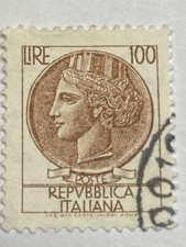 Repvbblica Italiana Lire 100