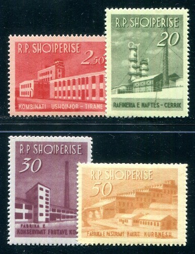 Albania 1963 784 787 mnh - albania,