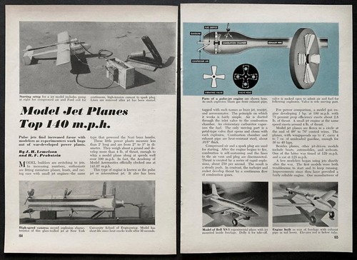 Dyna jet pulsejet - pulsejet, 1948