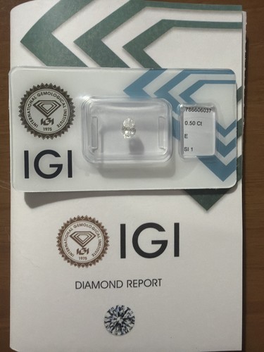 Diamante naturale certificato - diamante,