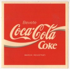 COCA-COLA  ITALIA  ADESIVO